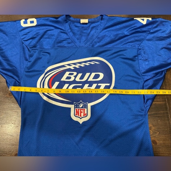 Vintage Bud Light Promotional Football Jersey - Picture 7 of 8